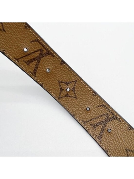 Louis Vuitton Belt LV Brown System Monogram LV Initial Gold main image 6